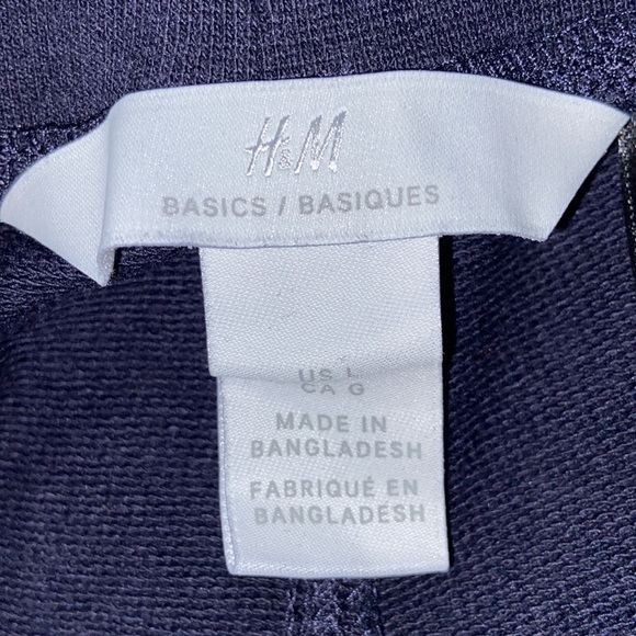 H&M Dark Blue Sweatpants Size L - Picture 7 of 9